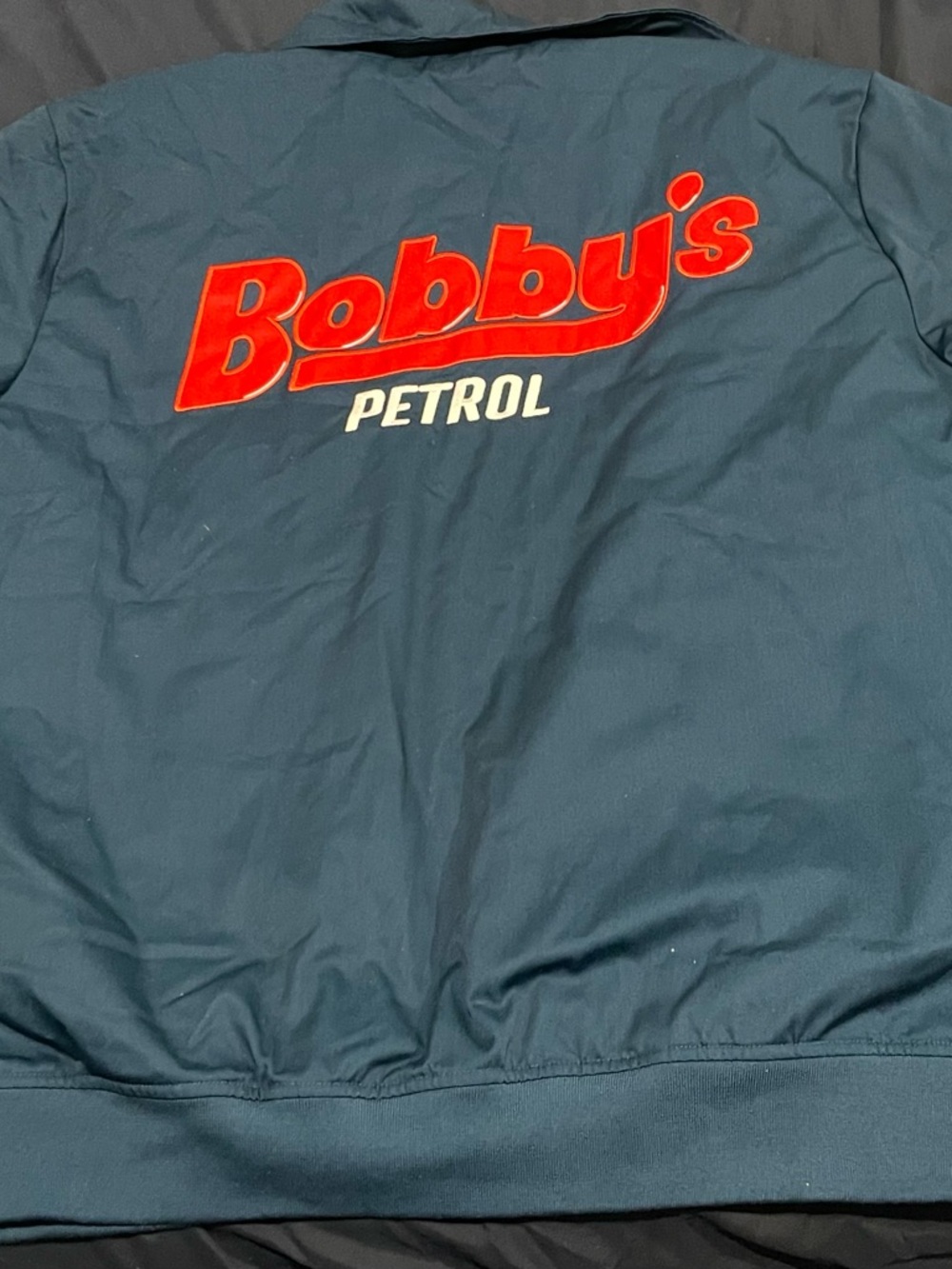 Bobby's Petrol Blue Patchwork Racing Jacket - Picture 3 of 5